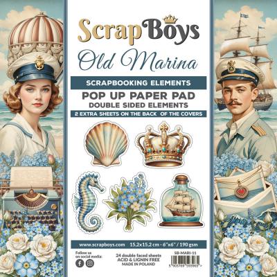 ScrapBoys Old Marina - Pop Up Paper Pad
