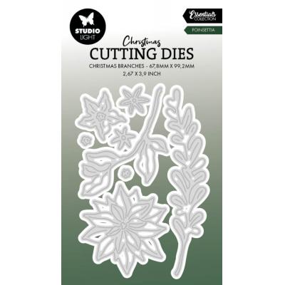 StudioLight Cutting Dies - Poinsettia Christmas