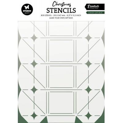 StudioLight Stencil - Candy Gift Box