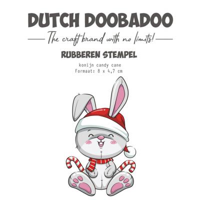 Dutch Doobadoo Stempel - Kaninchen Candy Cane