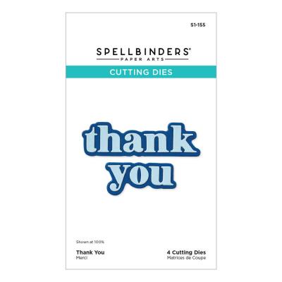 Spellbinders Etched Dies - Thank You