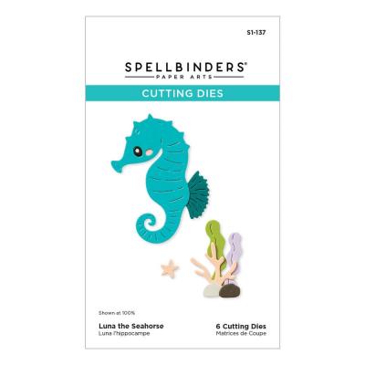 Spellbinders Etched Dies - Luna the Seahorse
