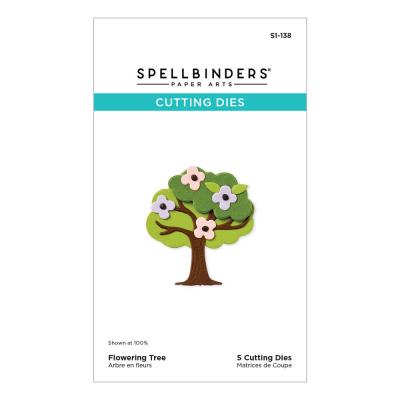 Spellbinders Etched Dies - Flowering Tree