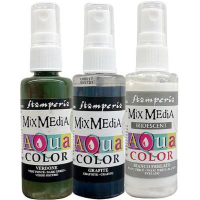 Stamperia Gear up for Christmas - Aquacolor Paint Kit