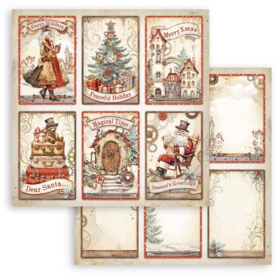 Stamperia Gear up for Christmas -  6 Cards