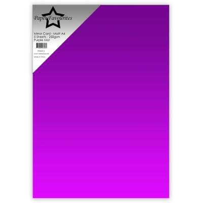 Paper Favourites Mirror Card Matte - Purple Mist