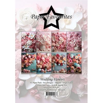 Paper Favourites Paper Pack - Wedding Flowers