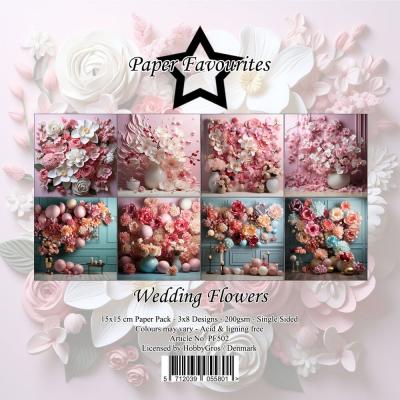 Paper Favourites Paper Pack - Wedding Flowers