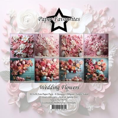 Paper Favourites Paper Pack - Wedding Flowers