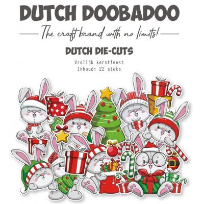 Dutch Doobadoo Die Cuts - Vrolijk Kerstfeest