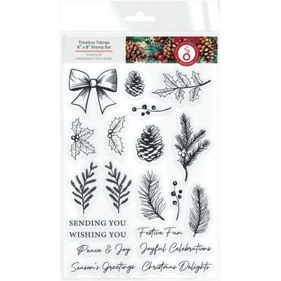 Tonic Studios Clear Stamps - Timeless Tidings