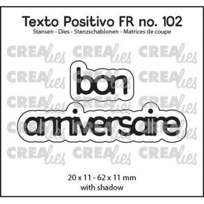 Crealies Cutting Dies - Bon Anniversaire