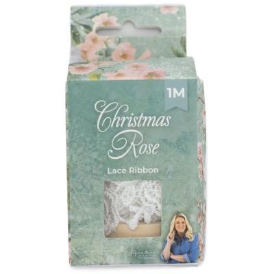 Crafter's Companion Christmas Rose - Lace