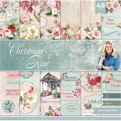 Crafter's Companion Christmas Rose - Topper Pad