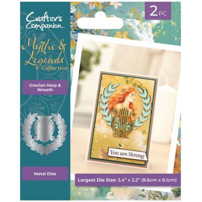 Crafter's Companion Myths & Legends - Grecian Harp & Wreath