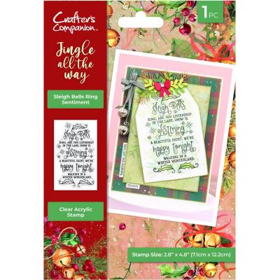 Crafter's Companion Jingle All The Way - Sleigh Bells Ring Sentiment