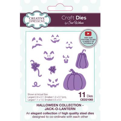 Creative Expressions Sue Wilson Craft Die - Halloween Jack-O-Lantern