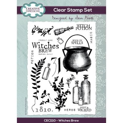 Creative Expressions Sam Poole Stempel - Witches Brew