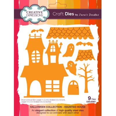 Creative Expressions Jane's Doodles  Craft Die - Haunted House