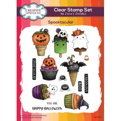 Creative Expressions Jane's Doodles Stempel - Spooktacular