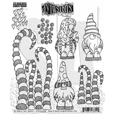 Stampers Anonymous Dylusions Stempel - No Place Like Gnome