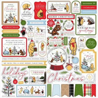 Echo Park Winnie The Pooh Christmas - Element Sticker