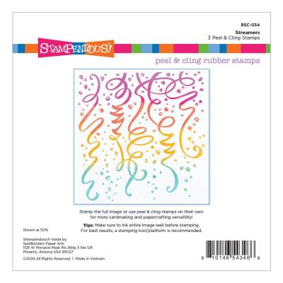 Stampendous Cling Stamps - Streamers