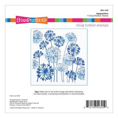 Stampendous Cling Stamp - Agapanthus