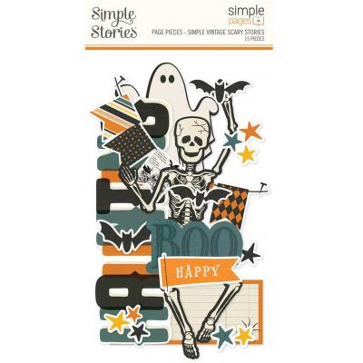 Simple Stories Simple Vintage Scary Stories - Simple Pages Pieces