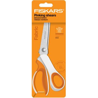 Fiskars Scissors - Fabric Pinking Zig-zag Edge 24cm