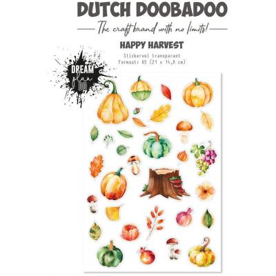 Dutch Doobadoo Sticker - Dream Plan Do Happy Harvest