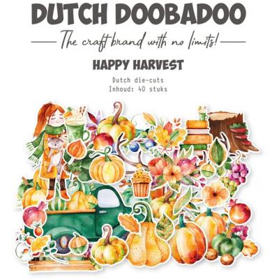 Dutch Doobadoo Die Cuts - Dream Plan Do Happy Harvest