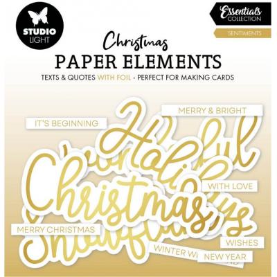 Studio Light Christmas Essentials - Paper Elements