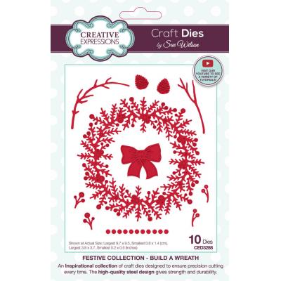 Creative Expressions Sue Wilson Craft Die - Festive Build A Wreath