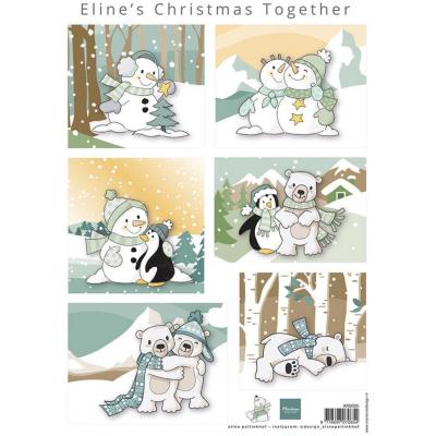 Marianne Design Decoupage Sheet A4 - Eline's Christmas Together