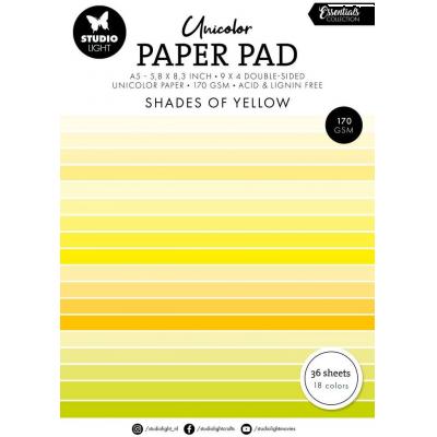 StudioLight Paper Pad - Shades Of Yellow