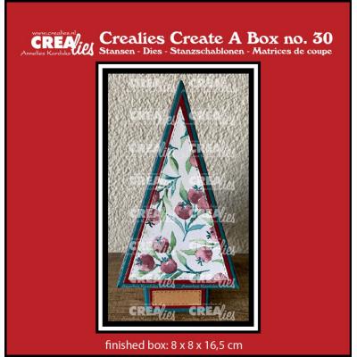 Crealies Cutting Dies - Christmas Tree Box