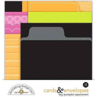 Doodlebug Hey Pumpkin - Cards & Envelopes