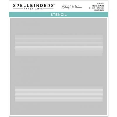 Spellbinders Stencils - Plaid Builder