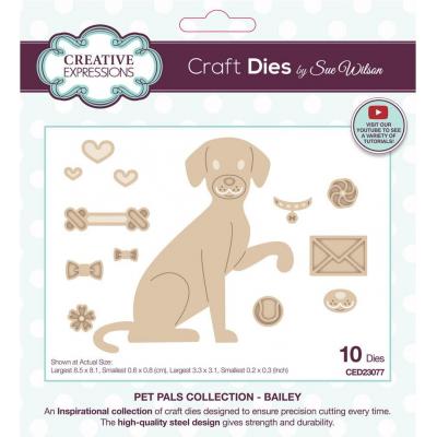 Creative Expressions Sue Wilson Craft Die - Pet Pals Bailey