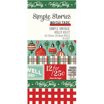 Simple Stories Simple Vintage Holly Jolly - Washi Tape