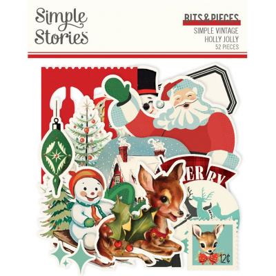 Simple Stories Simple Vintage Holly Jolly - Bits & Pieces