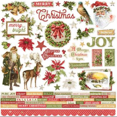 Simple Stories Simple Vintage Yuletide - Cardstock Stickers