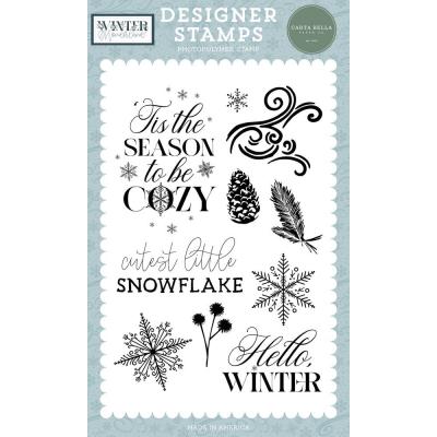 Carta Bella Winter Wonderland Stempel - Cutest Little Snowflake