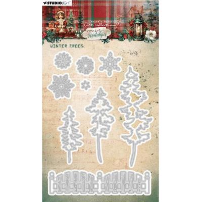 StudioLight Festive Nostalgia Cutting Die - Winter Trees