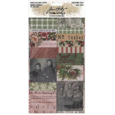 Idea-ology Tim Holtz - Christmas 2024 - Large Collage Strips