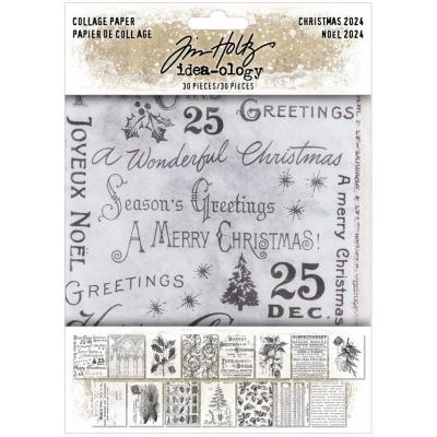 Idea-ology Tim Holtz - Christmas 2024 - Collage Paper