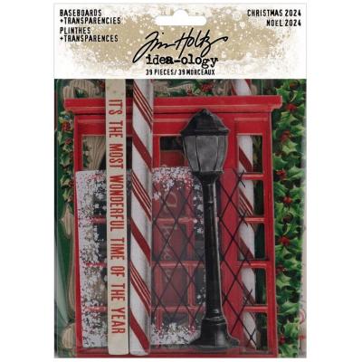 Idea-ology Tim Holtz - Christmas 2024 - Baseboards + Transparencies