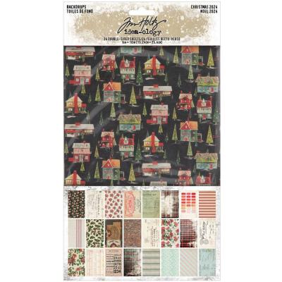 Idea-ology Tim Holtz - Christmas 2024 - Backdrops