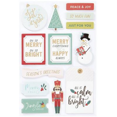 Spellbinders Oh Joyful Day - Chipboard Embellishments